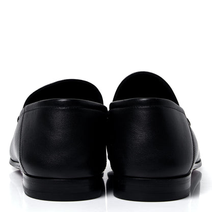 Gucci Lambskin Womens Brixton Horsebit Loafers 39.5 Black 4 of 6
