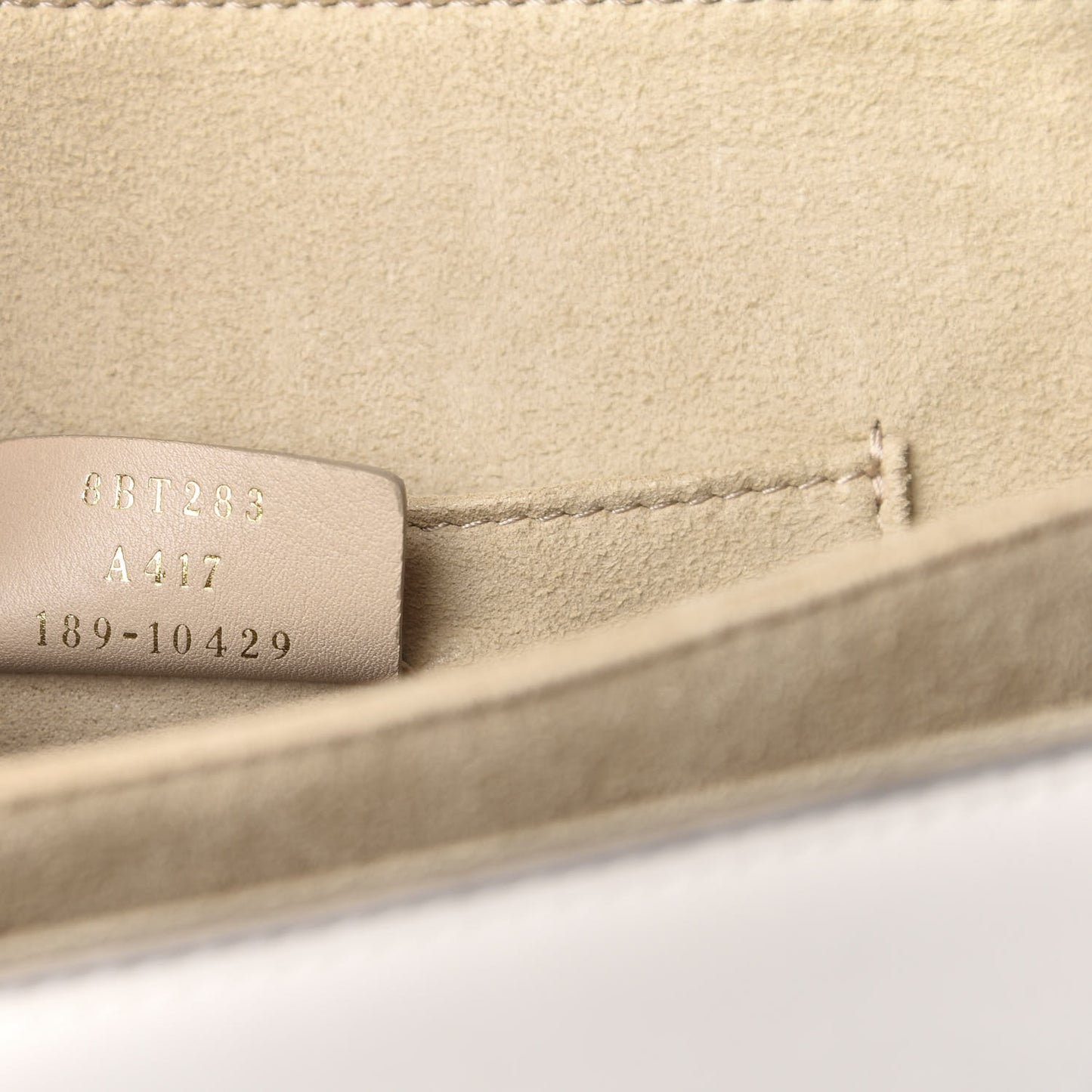 Vitello Liberty FF 1974 Embossed Kan I Shoulder Bag Camelia