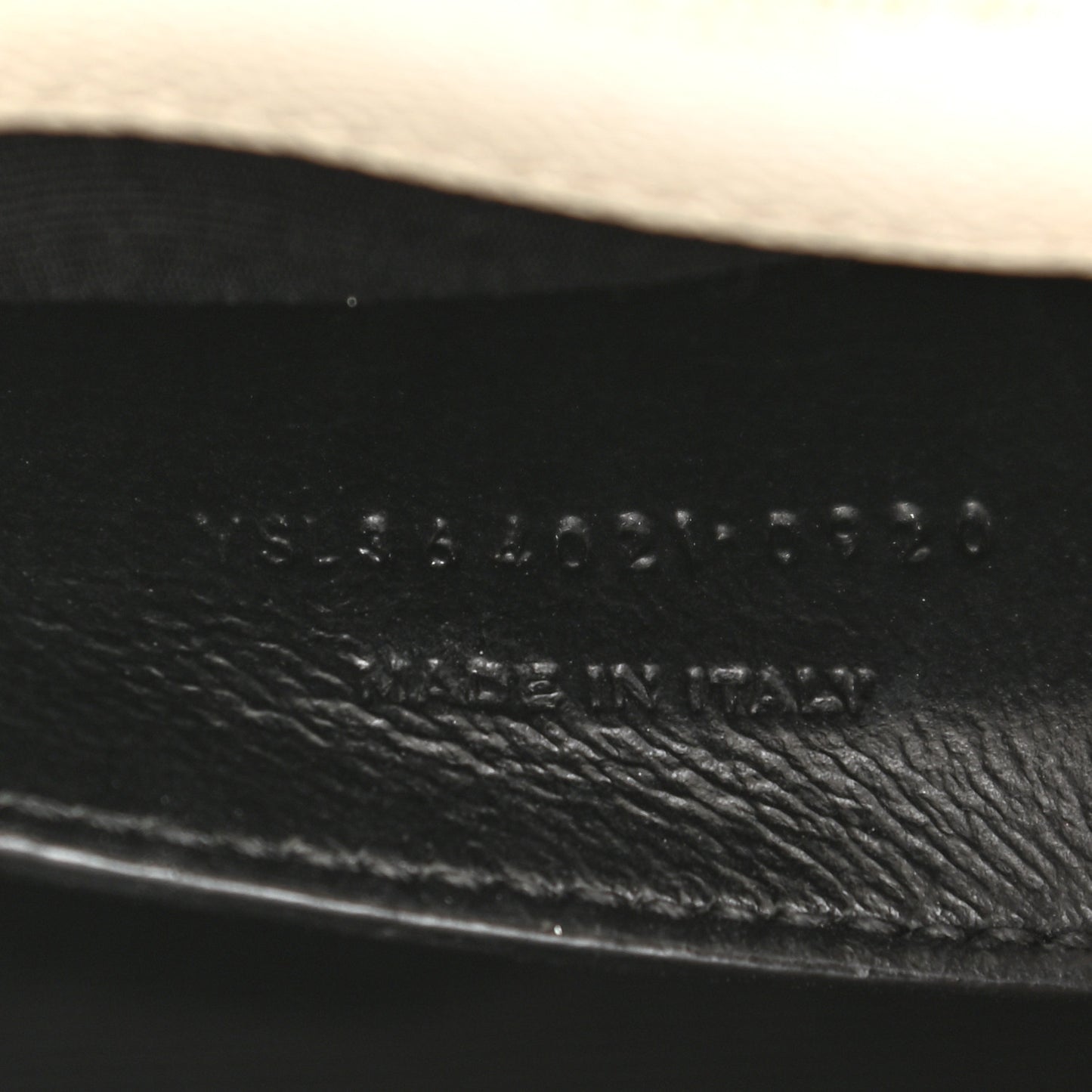 Grain De Poudre Medium Classic Monogram Kate Satchel Crema Soft