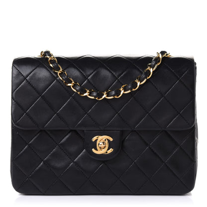 Chanel Lambskin Quilted Mini Square Flap Bag Black 1 of 11