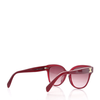 Celine Acetate Sunglasses CL40204F Burgundy 4 of 7
