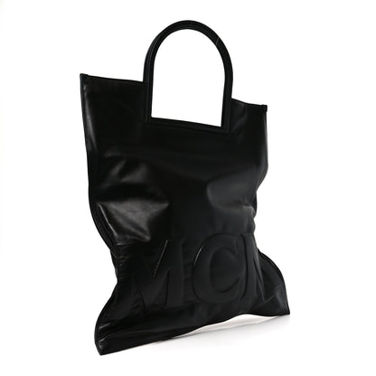 MCM Calfskin Aren Mega Honors Tote Black 3 of 9