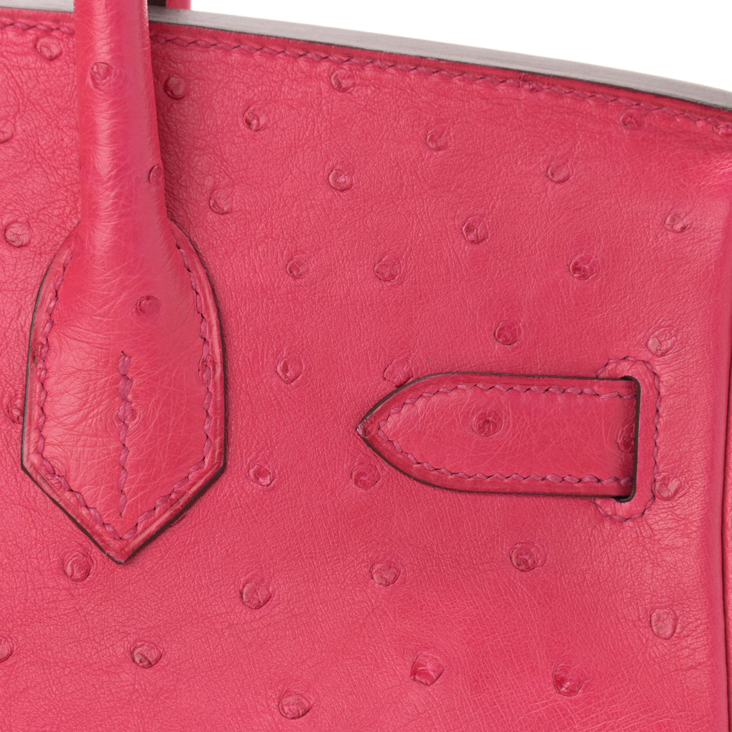 Hermes Ostrich Birkin 30 Rose Tyrien 16 of 17