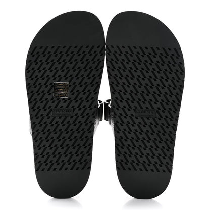 Hermes Calfskin Womens Chypre Sandals 37 Black 5 of 12