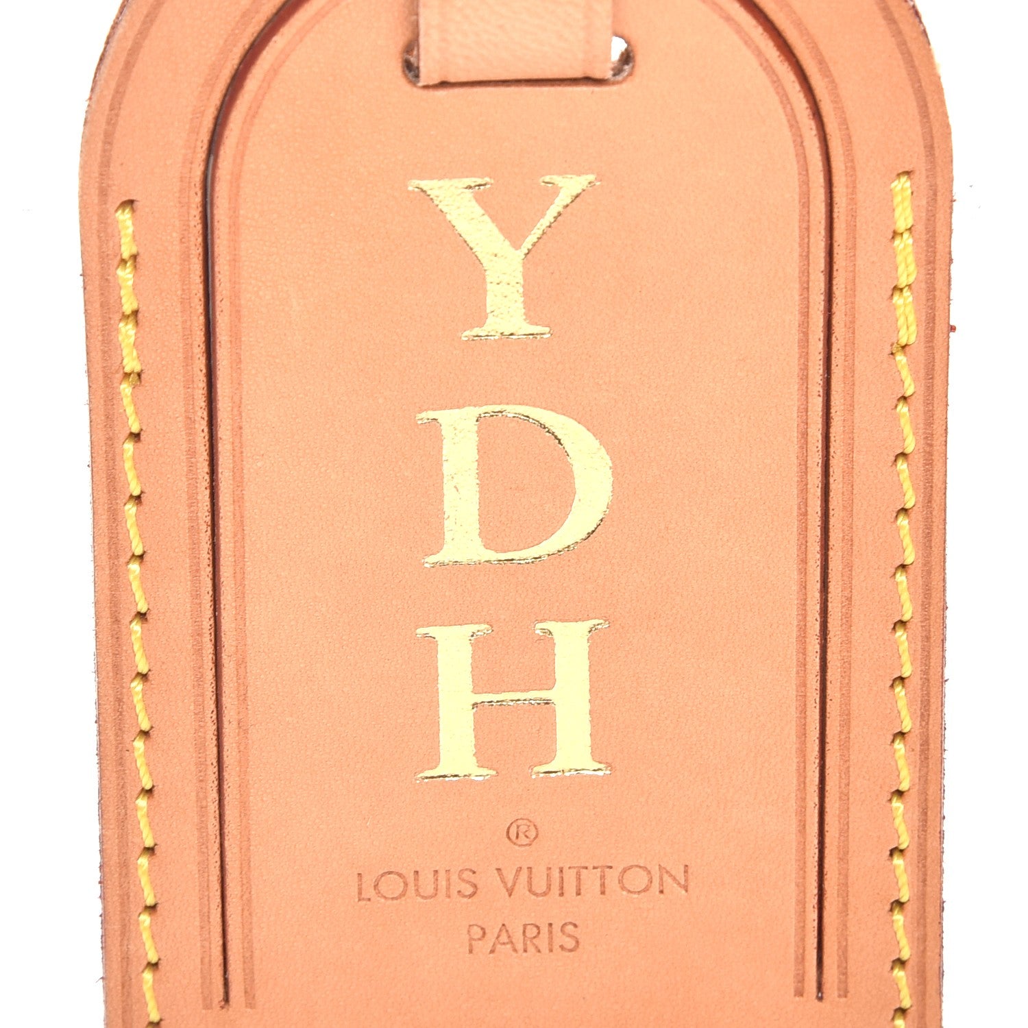 Louis Vuitton Vachetta Luggage Tag 3 of 3