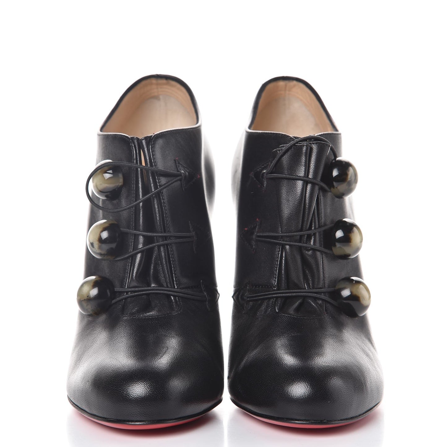 Shiny Nappa Bootoni ML 100 Booties 40 Black