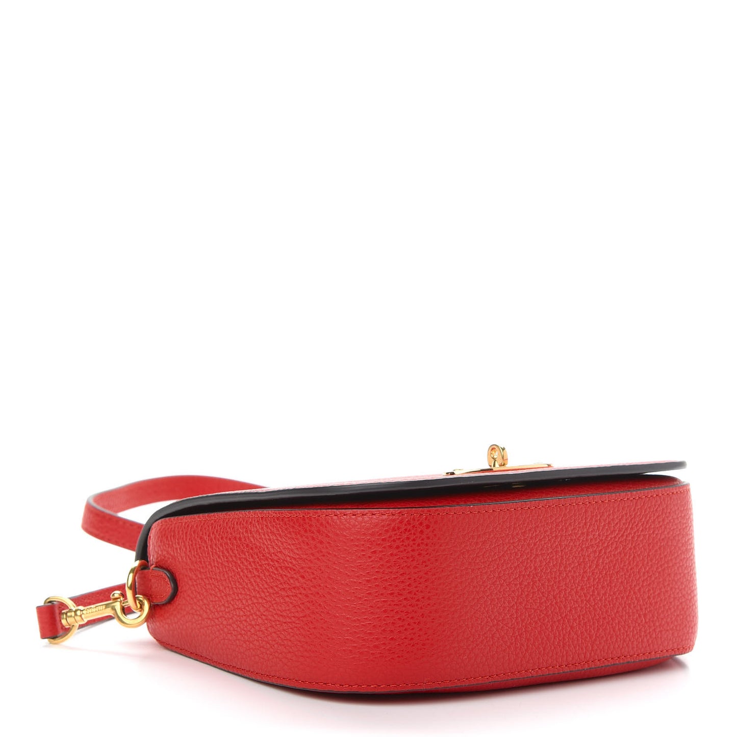 Classic Grained Calfskin Small Darley Satchel Lipstick Red