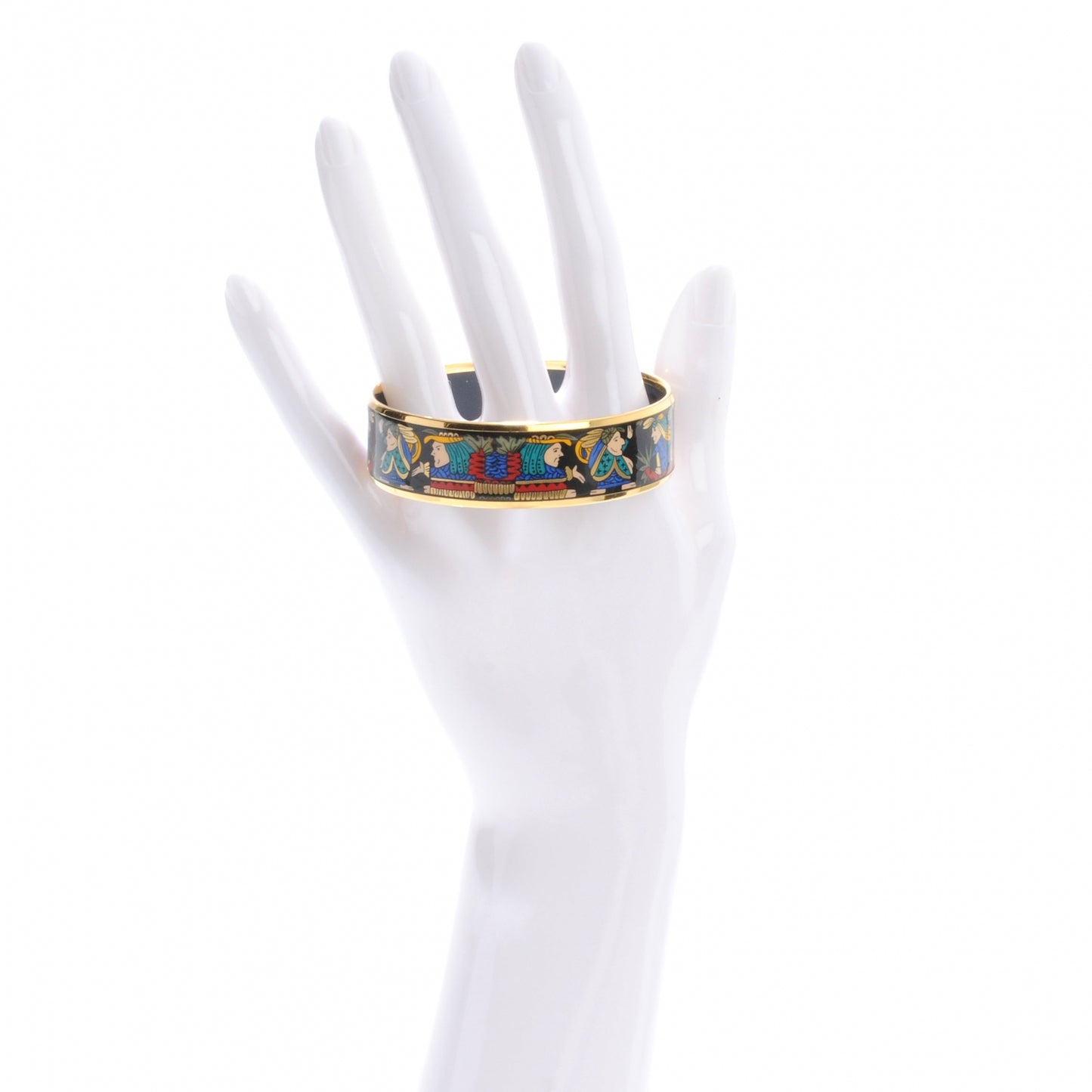 Enamel Printed Wide Bracelet 65
