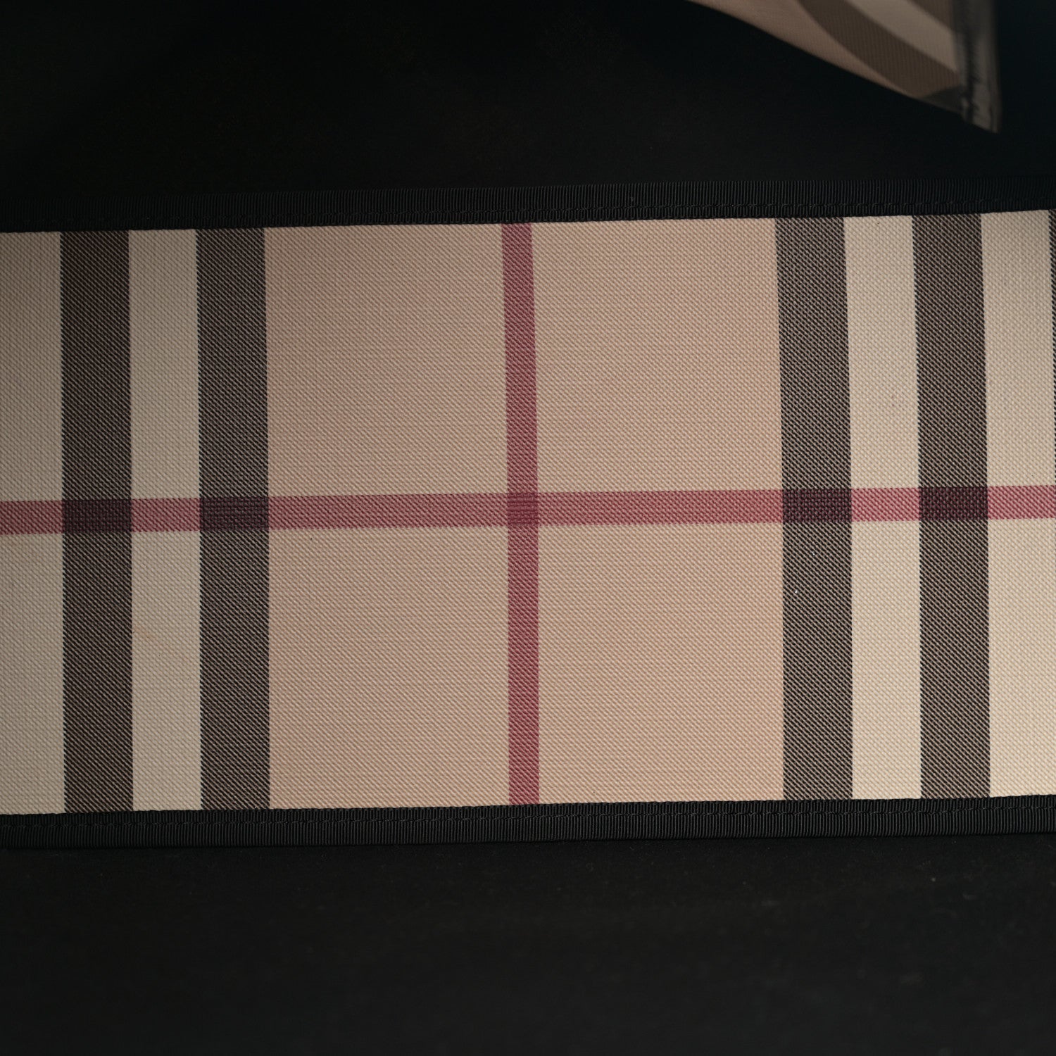 Burberry Nova Check Large Nickie Tote Black 6 of 15