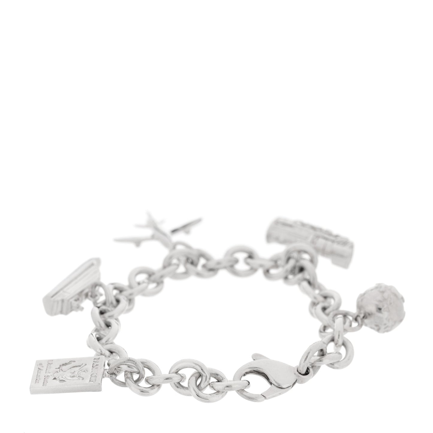 Sterling Silver Travel Charm Bracelet