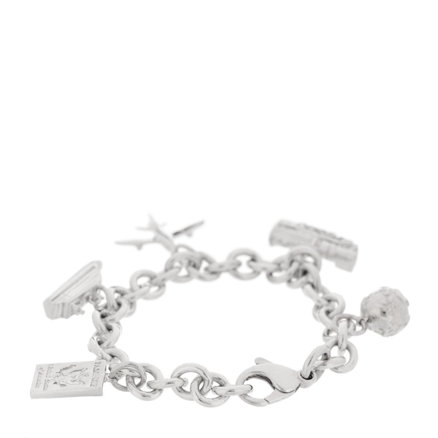Tiffany Sterling Silver Travel Charm Bracelet 2 of 5