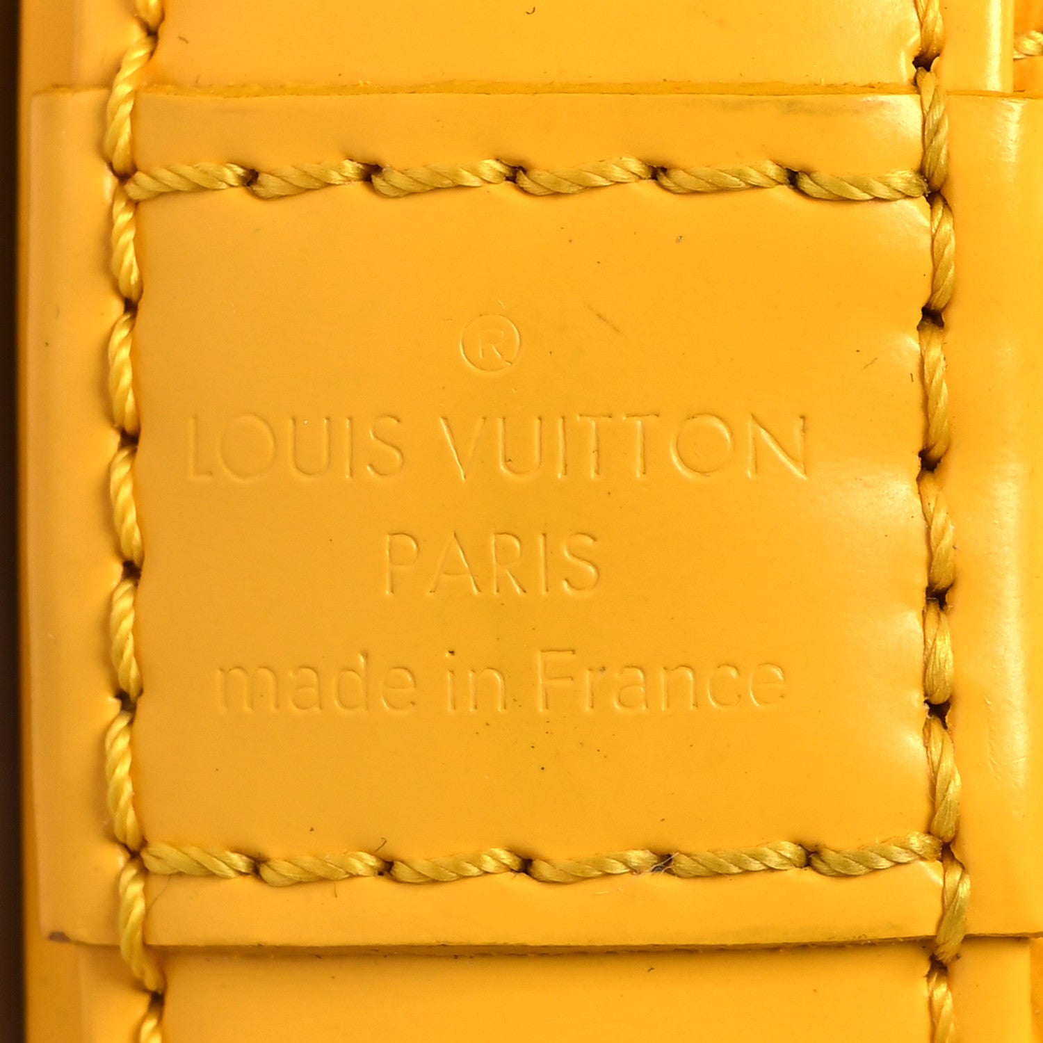 Louis Vuitton Epi Alma BB Citron 6 of 11
