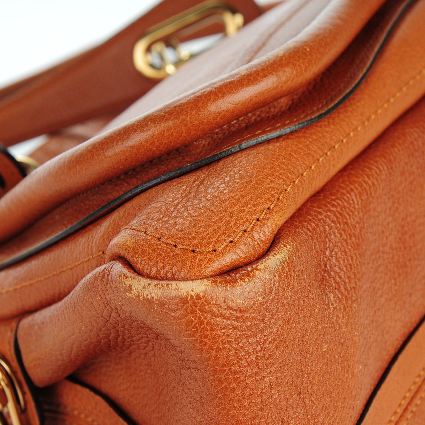 Chloe Calfskin Medium Paraty Caramel 8 of 15