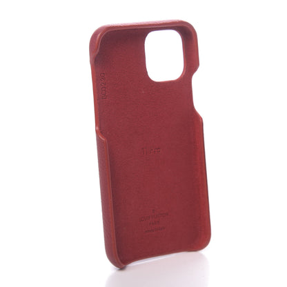 Louis Vuitton Calfskin Monogram iPhone 11 Pro Bumper Scarlet 3 of 10