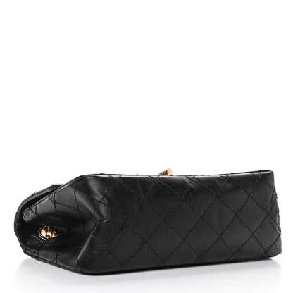 Chanel Aged Calfskin Quilted 2.55 Reissue Mini Flap Black 3 of 5