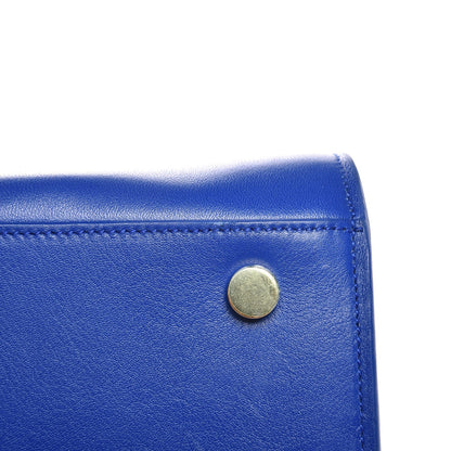 Saint Laurent Calfskin Small Sac De Jour Blue Majorelle 10 of 16