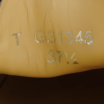 Chanel Cotton Lace Up Espadrilles 37.5 Beige 8 of 9