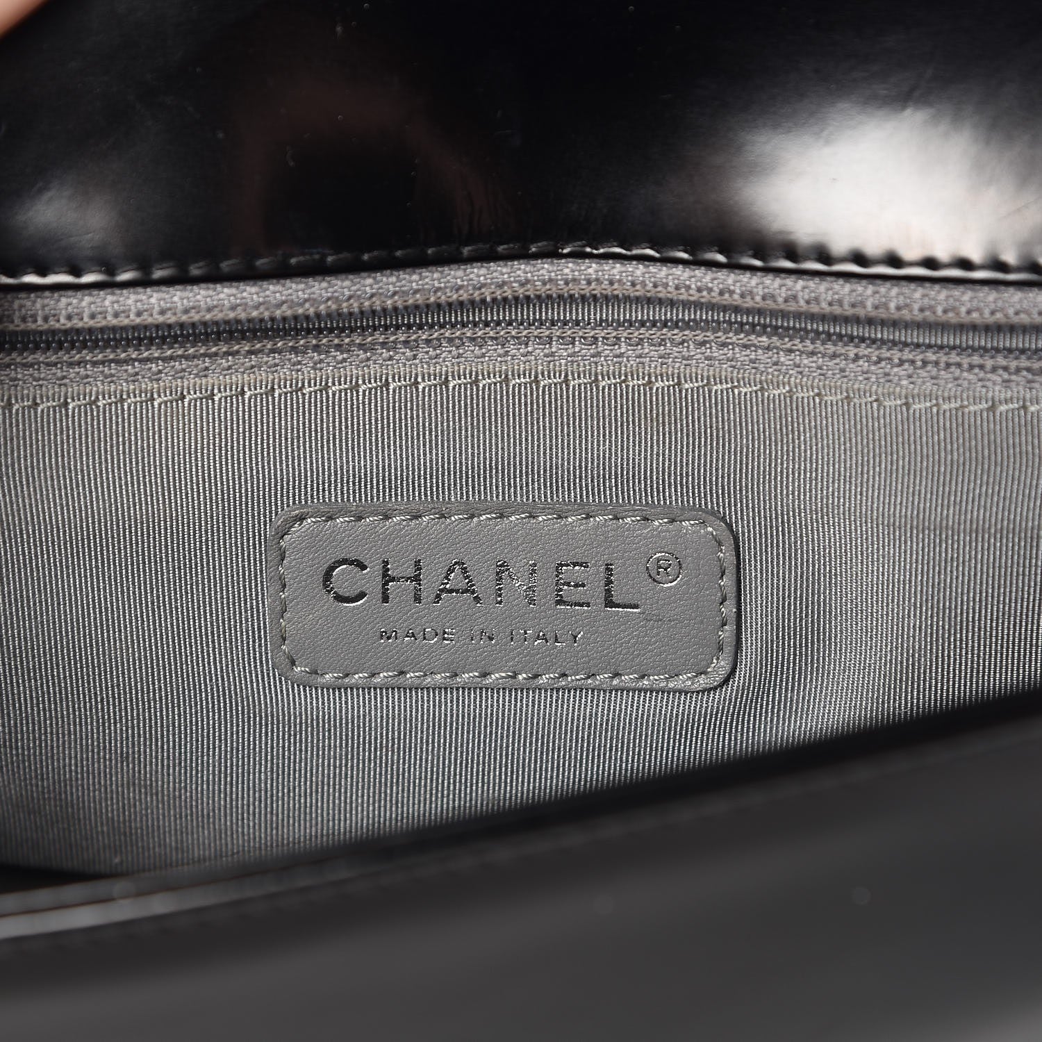 Chanel Glazed Calfskin Medium Boy Flap Black 6 of 9