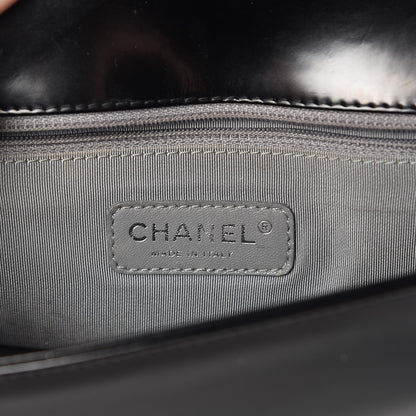 Chanel Glazed Calfskin Medium Boy Flap Black 6 of 9