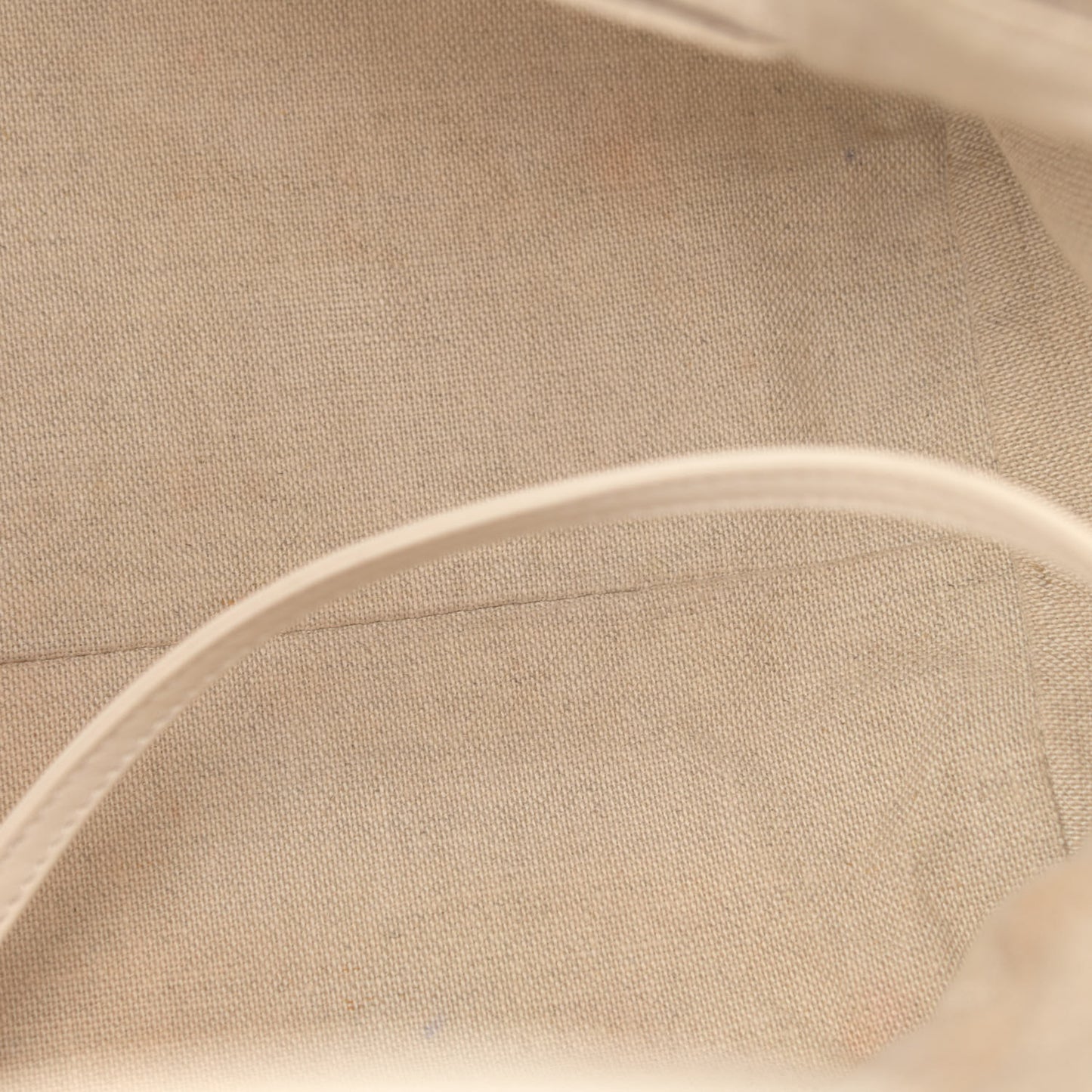 Mixed Fibers Calfskin Small Deauville Tote Beige White