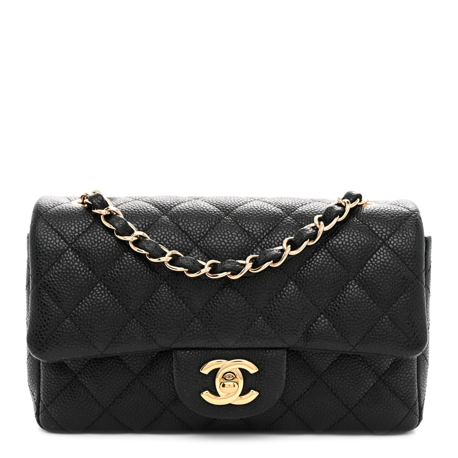 Chanel Caviar Quilted Mini Rectangular Flap Black 1 of 10
