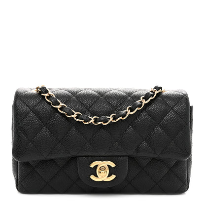 Chanel Caviar Quilted Mini Rectangular Flap Black 1 of 10