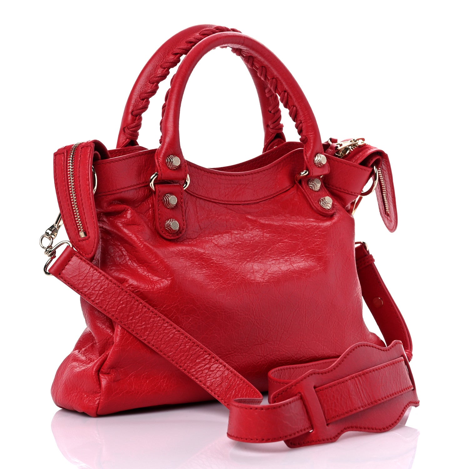 Balenciaga Agneau Giant 12 Gold Hardware Town Rouge Cardinal 3 of 11