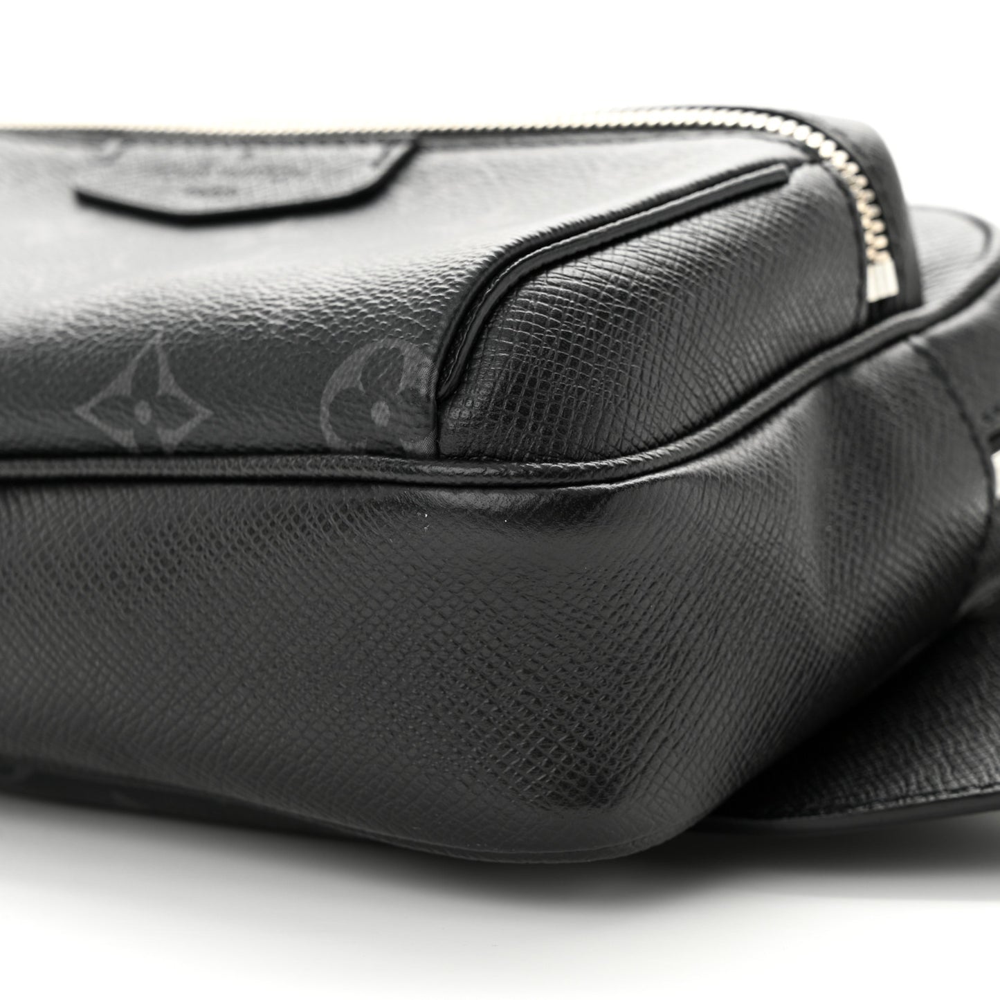 LOUIS VUITTON Taiga Monogram Outdoor Bumbag Black