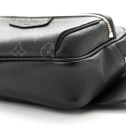 Louis Vuitton LOUIS VUITTON Taiga Monogram Outdoor Bumbag Black 9 of 9