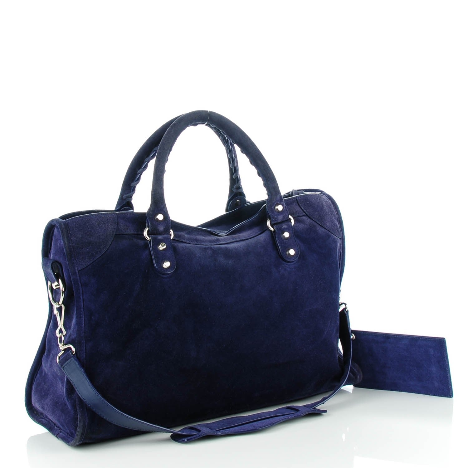 Balenciaga Baby Daim Suede Classic Hardware City Bleu Nuit 3 of 8