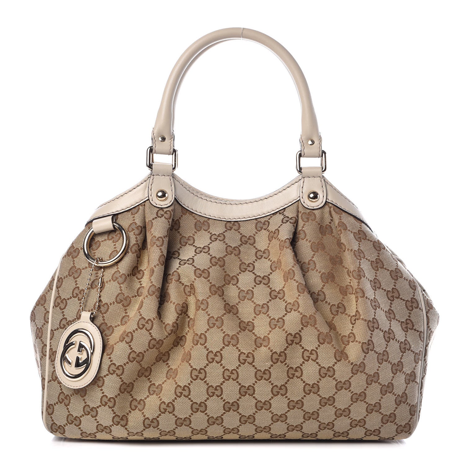 Gucci Monogram Medium Sukey Tote Off White 1 of 15