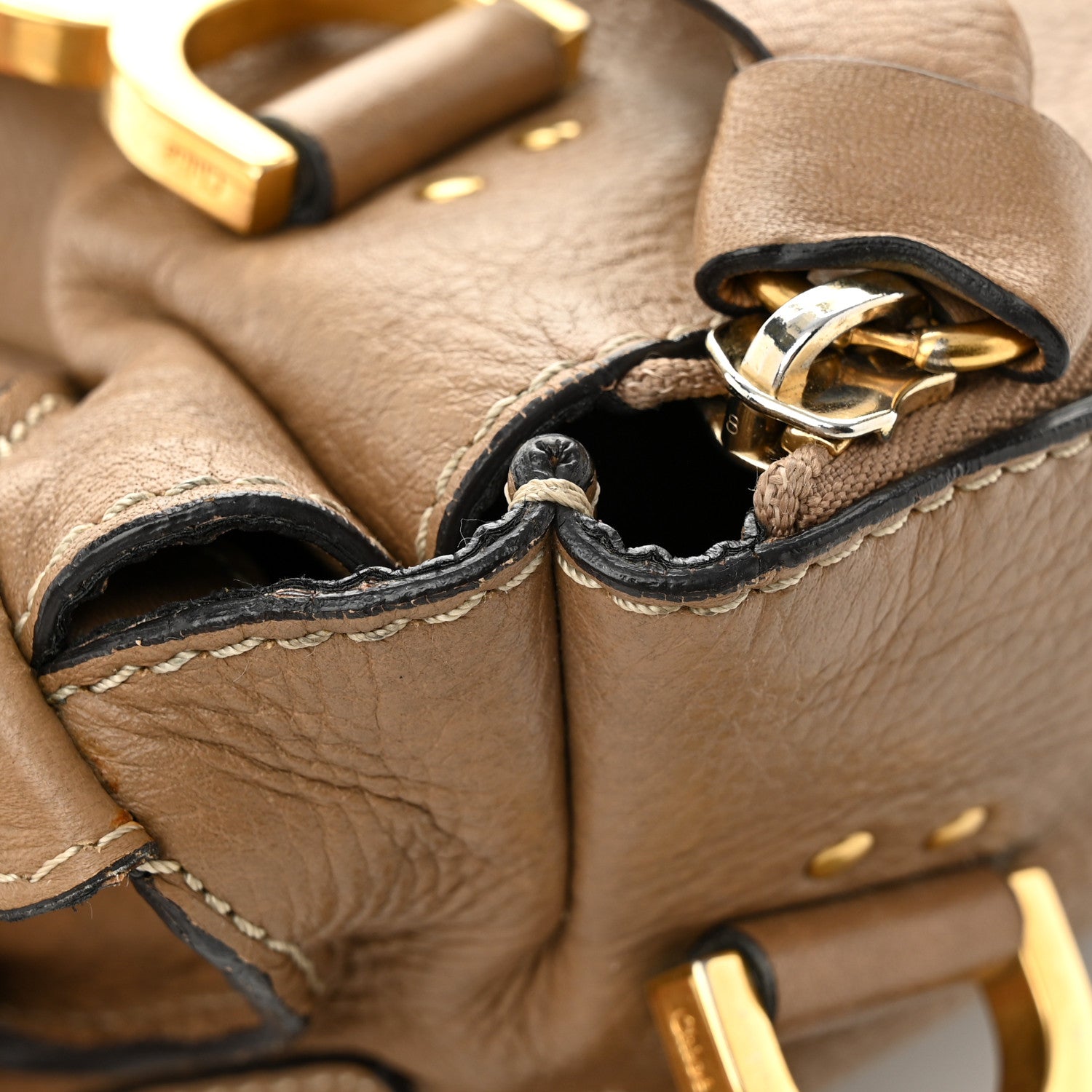 Chloe Calfskin Medium Marcie Satchel Nut 14 of 14