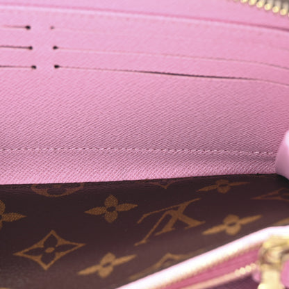 Louis Vuitton Monogram 2022 Christmas Animation Paris Zippy Wallet Pink 5 of 6