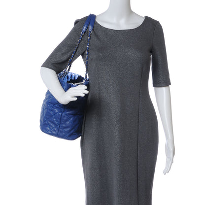 Chanel Calfskin Love Me Tender Tote Blue 2 of 7