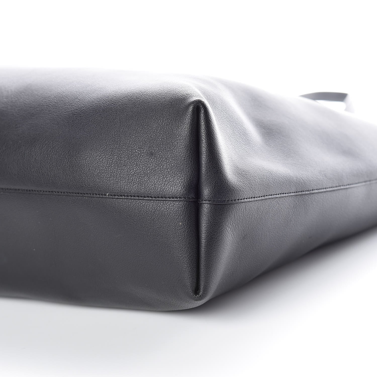 Saint Laurent Calfskin Large Shopping Tote Black 15 of 15