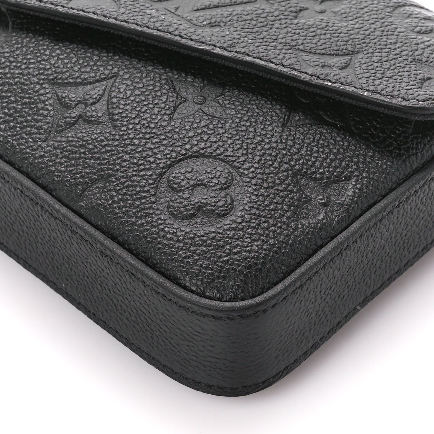 Empreinte Pochette Felicie Chain Wallet Black