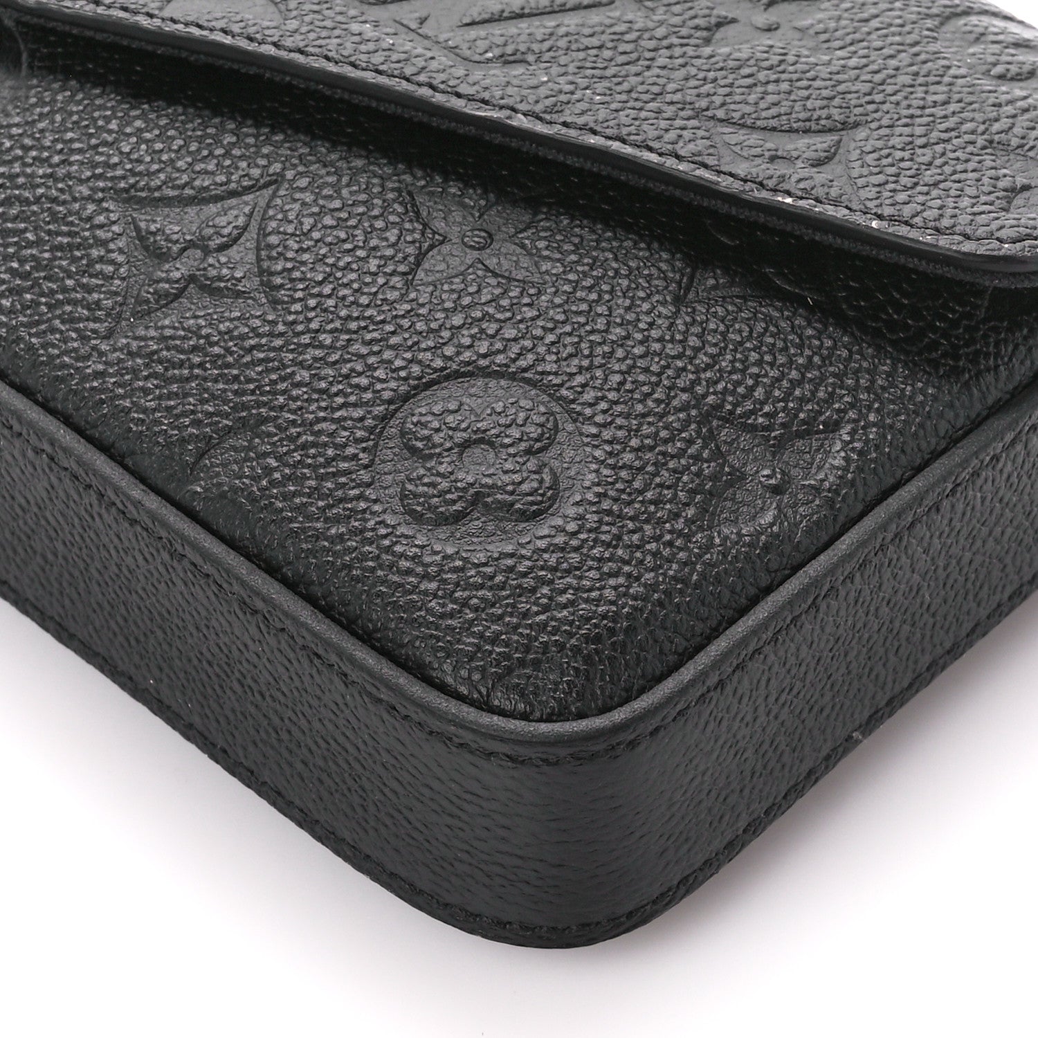 Louis Vuitton Empreinte Pochette Felicie Chain Wallet Black 14 of 14