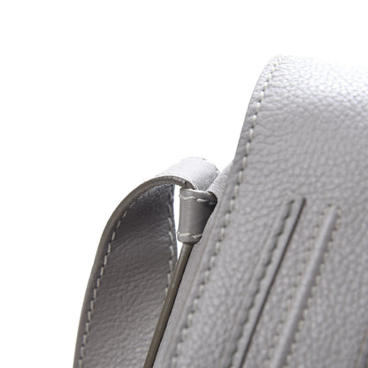 Chloe Calfskin Medium Marcie Round Crossbody Bag Cashmere Grey 14 of 18