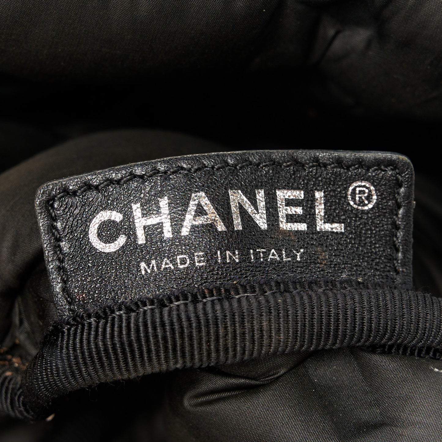 Calfskin Quilted Large Chesterfield Flap Navy