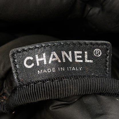 Chanel Calfskin Quilted Large Chesterfield Flap Navy 7 of 12