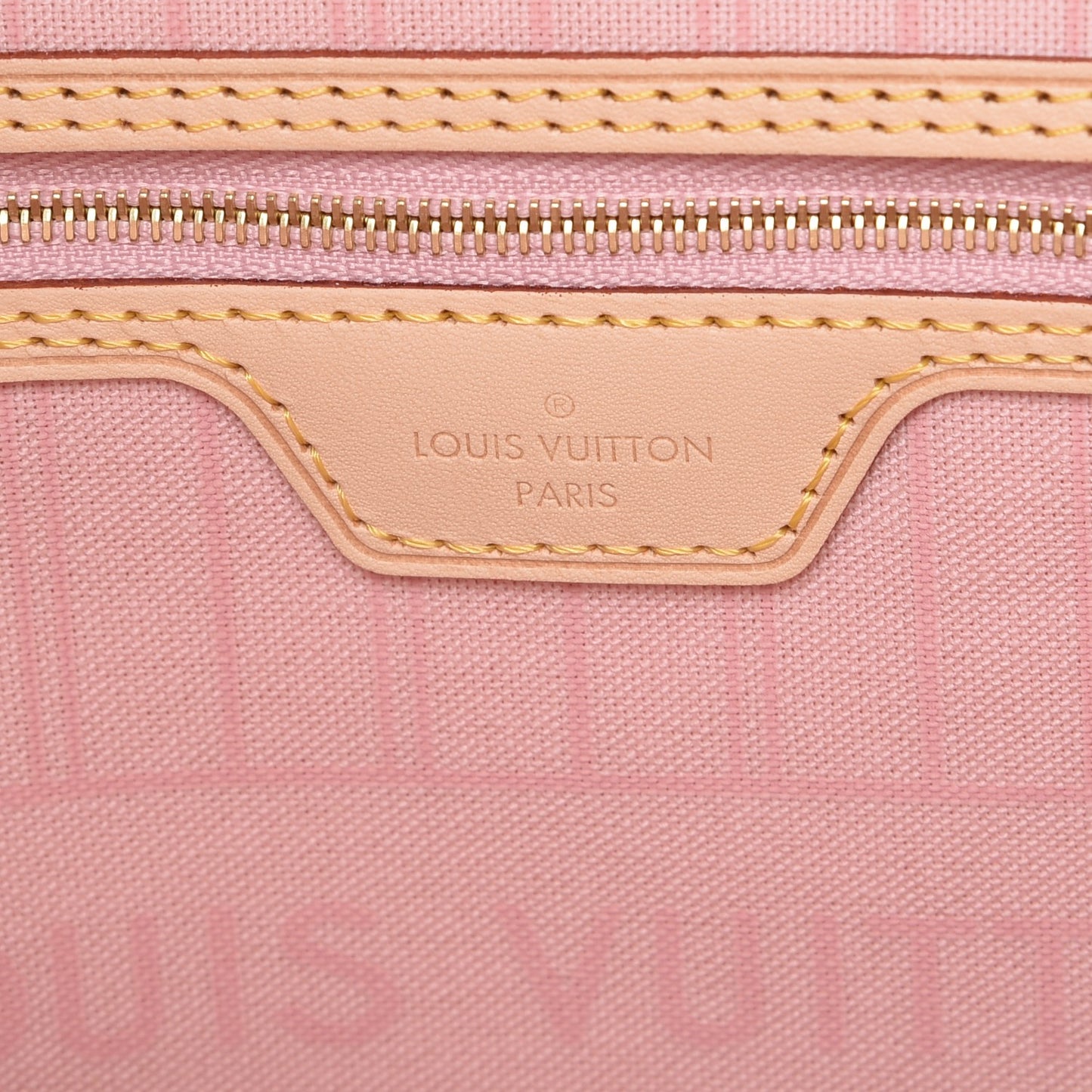 Damier Azur Neo Neverfull MM Rose Ballerine