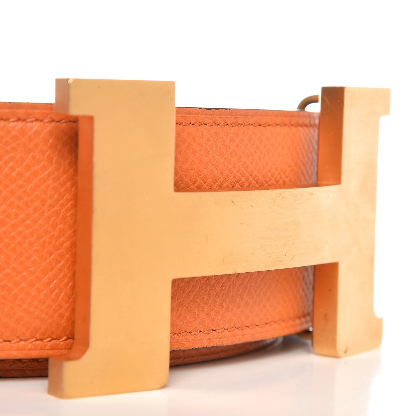 Epsom 42mm Constance2 H Belt 85 Orange Gold