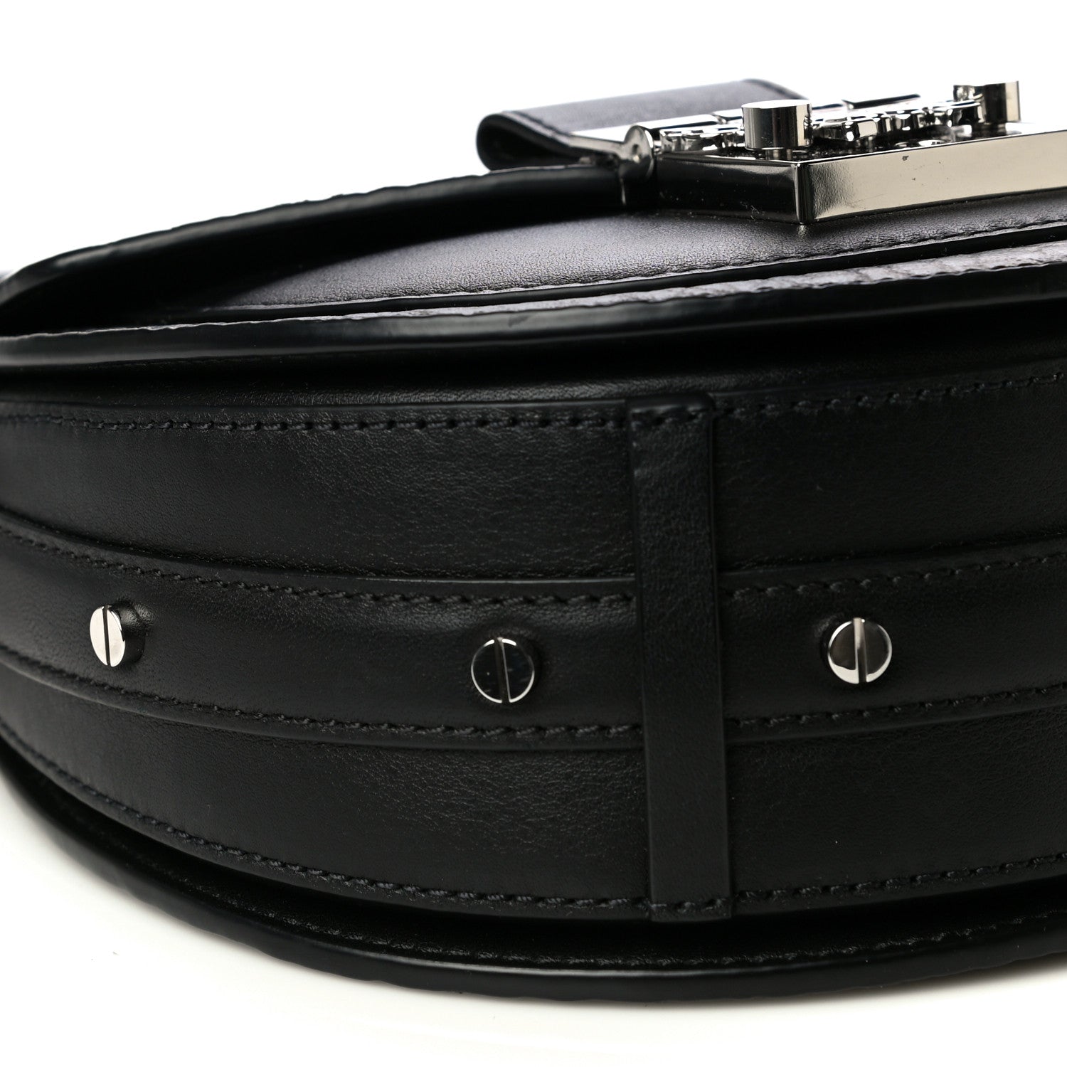 MCM Visetos Mini Patricia Crossbody Bag Black 6 of 7