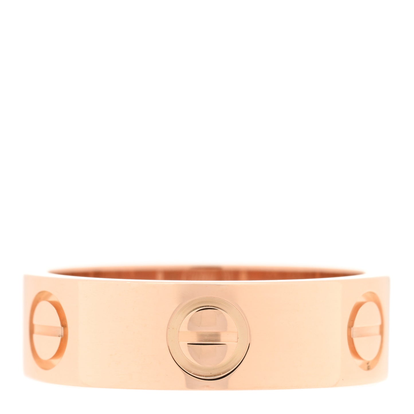18K Pink Gold 5.5mm LOVE Ring 51 5.75