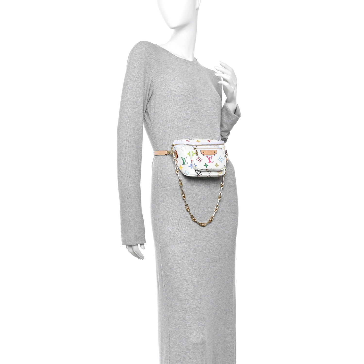 Louis Vuitton LV X TM Monogram Multicolor Mini Bumbag White 2 of 10