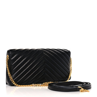 Saint Laurent Lambskin Matelasse Monogram Kate 99 Black 3 of 9