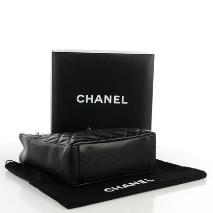 Chanel Caviar Quilted Petit Shopping Tote PST Black 4 of 7