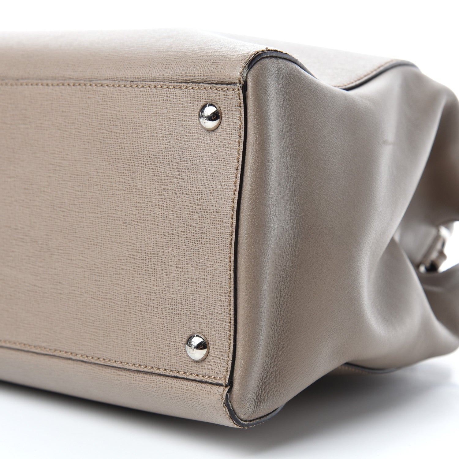 Fendi Vitello Elite Regular 2Jours Tote Tortora 7 of 16
