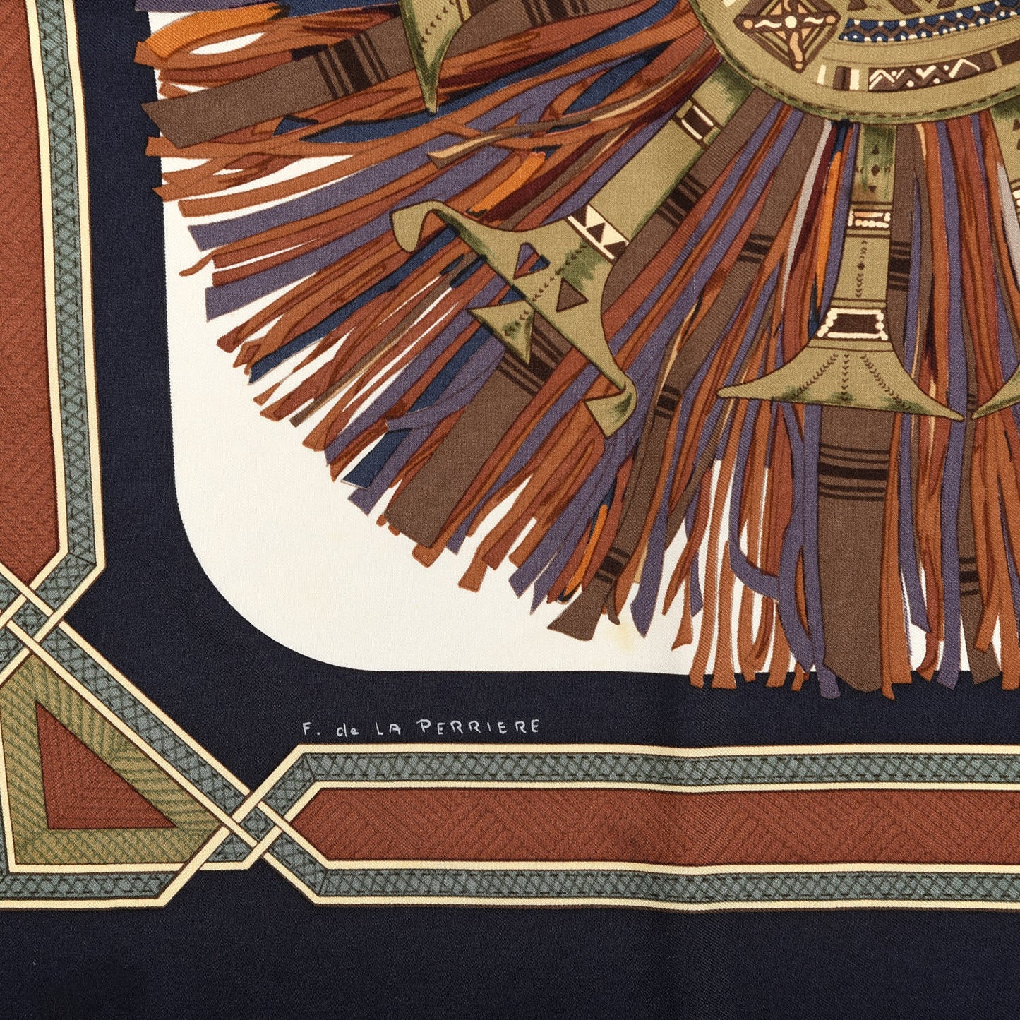 Silk Cuirs Du Desert Scarf 90