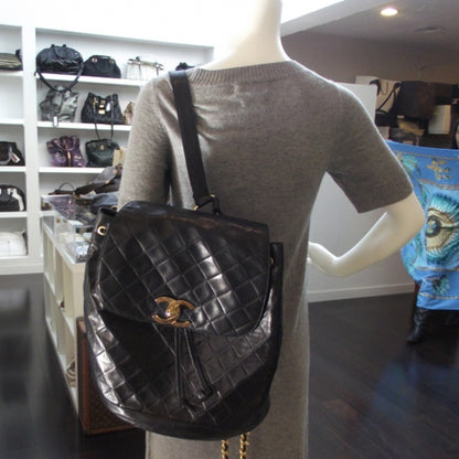 Chanel Lambskin Large Backpack Black 2 of 12